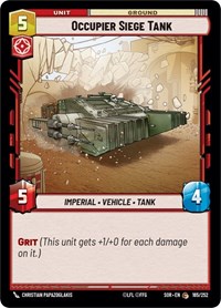 Occupier Siege Tank #165/252