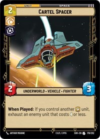 Cartel Spacer #178/252