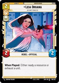 Leia Organa - Defiant Princess #189/252