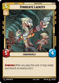 Syndicate Lackeys #213/252