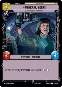 General Veers - Blizzard Force Commander #230/252