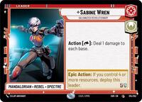 Sabine Wren - Galvanized Revolutionary #014/252