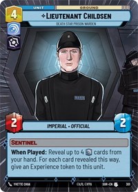 Lieutenant Childsen - Death Star Prison Warden (Hyperspace) #301
