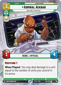 Admiral Ackbar - Brilliant Strategist (Hyperspace) #361