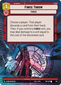 Force Throw (Hyperspace) #430