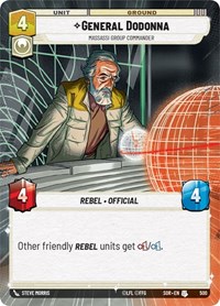 General Dodonna - Massassi Group Commander (Hyperspace) #500