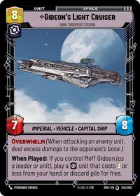 Gideon's Light Cruiser - Dark Troopers' Station #242/262