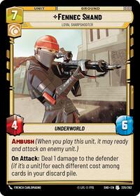 Fennec Shand - Loyal Sharpshooter #220/262