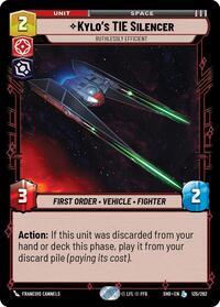 Kylo's TIE Silencer - Ruthlessly Efficient #135/262