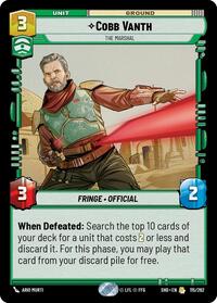 Cobb Vanth - The Marshal #115/262