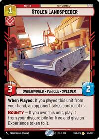 Stolen Landspeeder #161/262