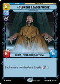 Supreme Leader Snoke - Shadow Ruler #037/262