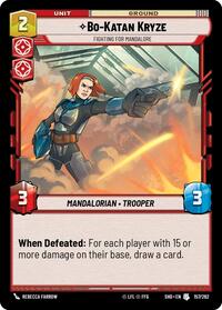 Bo-Katan Kryze - Fighting For Mandalore #157/262
