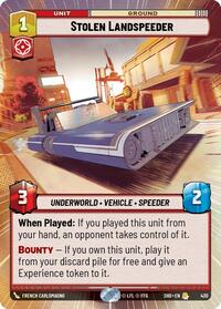 Stolen Landspeeder (Hyperspace) #430