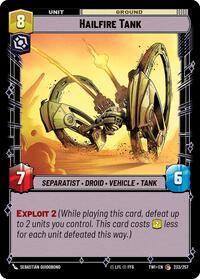 Hailfire Tank #233/257
