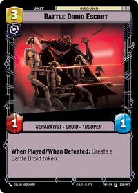 Battle Droid Escort #229/257