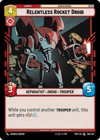 Relentless Rocket Droid #163/257