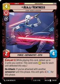 Asajj Ventress - Count Dooku's Assassin #134/257