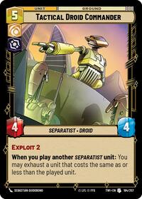 Tactical Droid Commander #184/257