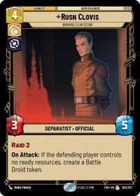 Rush Clovis - Banking Clan Scion #183/257