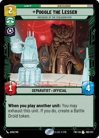 Poggle the Lesser - Archduke of the Stalgasin Hive #080/257
