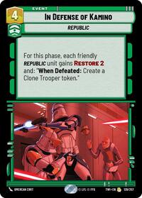 In Defense of Kamino #129/257