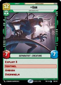 Gor - Grievous's Pet #118/257
