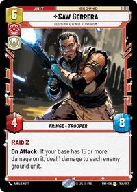 Saw Gerrera - Resistance is Not Terrorism #150/257