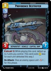 Providence Destroyer #038/257