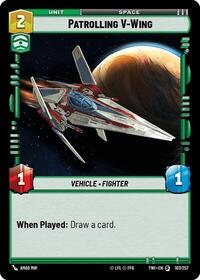 Patrolling V-Wing #107/257