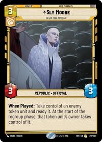 Sly Moore - Secretive Advisor #211/257