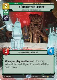 Poggle the Lesser - Archduke of the Stalgasin Hive (Hyperspace) #353
