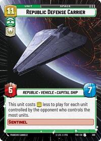 Republic Defense Carrier (Hyperspace) #369