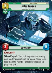 Osi Sobeck - Warden of the Citadel (Hyperspace) #385
