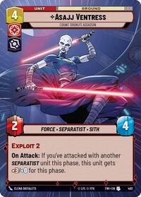 Asajj Ventress - Count Dooku's Assassin (Hyperspace) #402