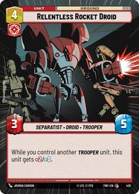 Relentless Rocket Droid (Hyperspace) #430
