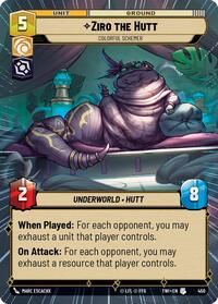 Ziro the Hutt - Colorful Schemer (Hyperspace) #450