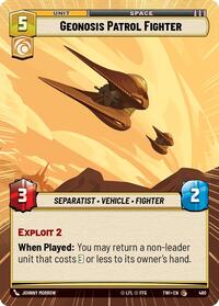 Geonosis Patrol Fighter (Hyperspace) #480