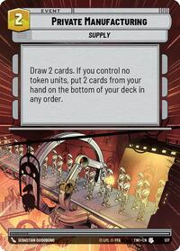 Private Manufacturing (Hyperspace) #517