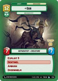 Gor - Grievous's Pet (Top 8) #17/20