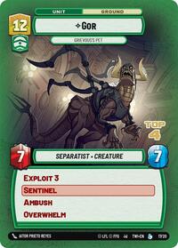 Gor - Grievous's Pet (Top 4) #17/20