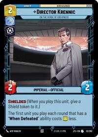 Director Krennic - On the Verge of Greatness #032/262