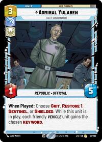 Admiral Yularen - Fleet Coordinator #047/262