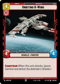 Orbiting K-Wing #166/262