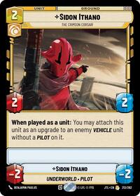 Sidon Ithano - The Crimson Corsair #213/262