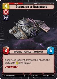 Decimator of Dissidents (Hyperspace) #400