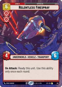 Relentless Firespray (Hyperspace) #419