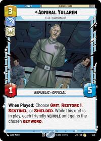 Admiral Yularen - Fleet Coordinator (Foil) #545