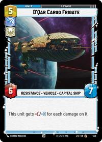 D'Qar Cargo Frigate (Foil) #550