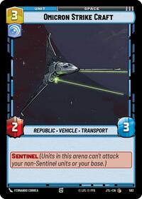 Omicron Strike Craft (Foil) #562